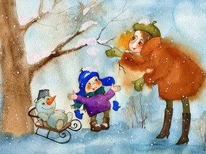 Сделать снегопад